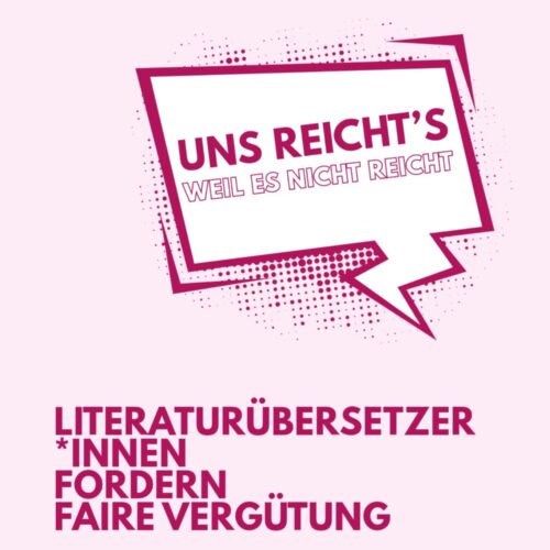 Uns reicht's, weil es nicht reicht